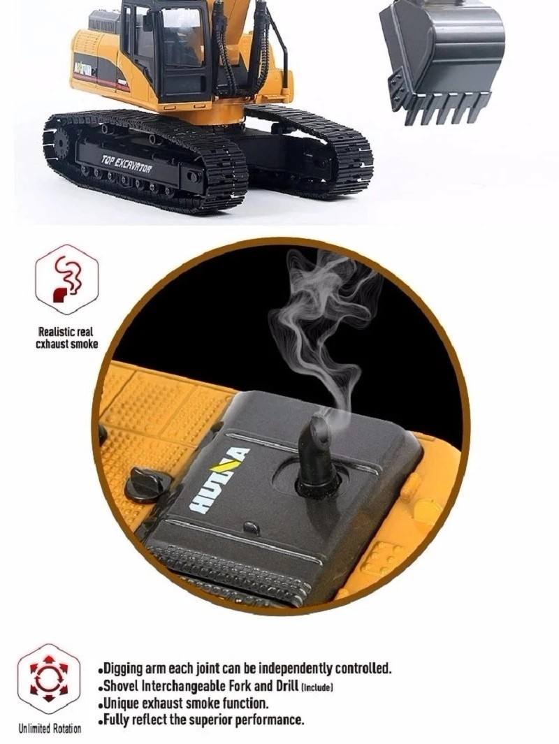 Huina 1580 Full Metal Excavator