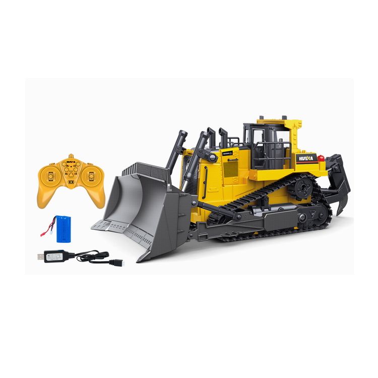 Huina 1569 RC Bulldozer 9Ch Metal Wheel Loader