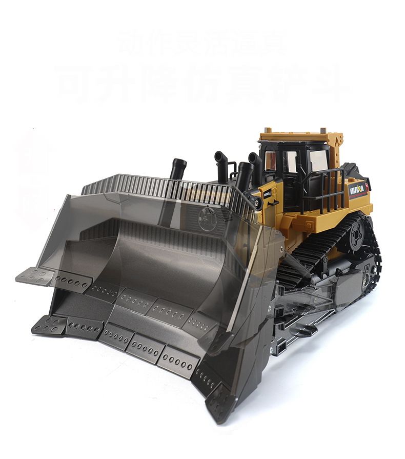 Huina 1569 RC Bulldozer 9Ch Metal Wheel Loader