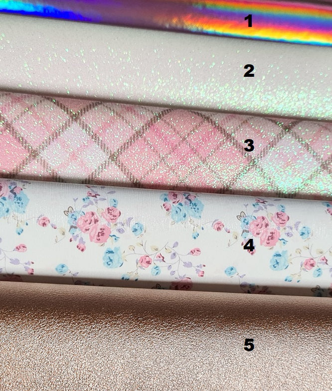 Faux Leather Key Ring