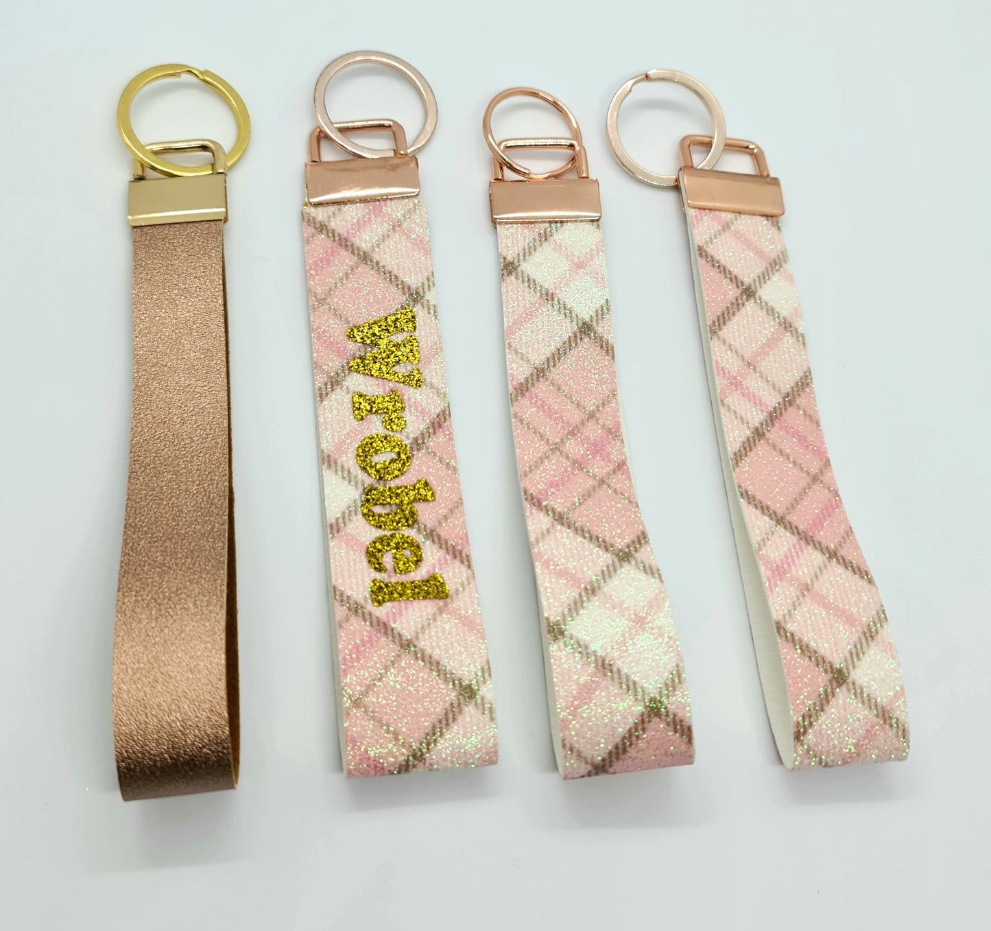 Faux Leather Key Ring