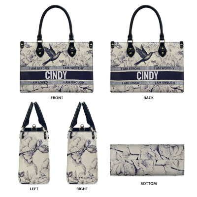 Hummingbird Retro - Custom Made Handbag