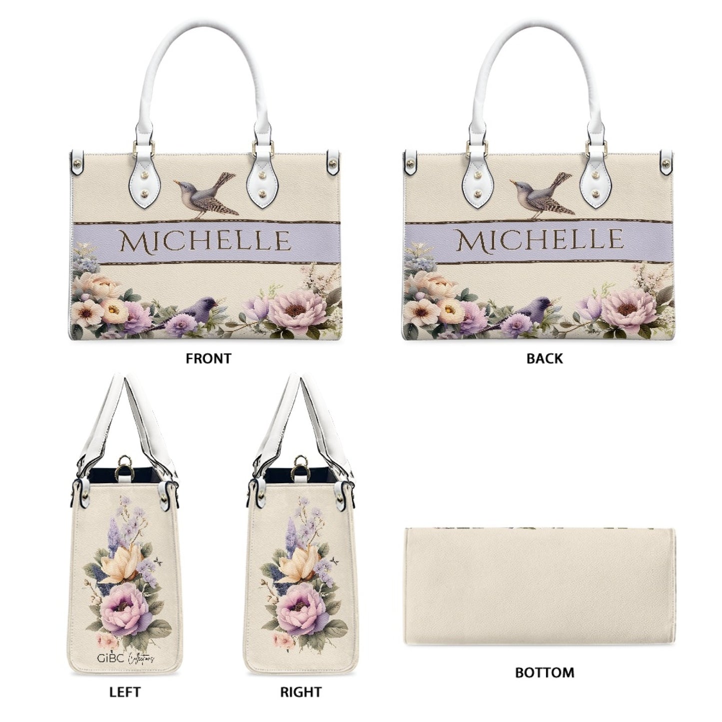 Serene Garden - Custom Made Handbag