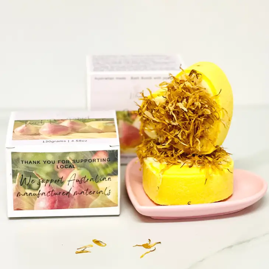 French Pear Retreat - Heart Bath Bomb 130Grams