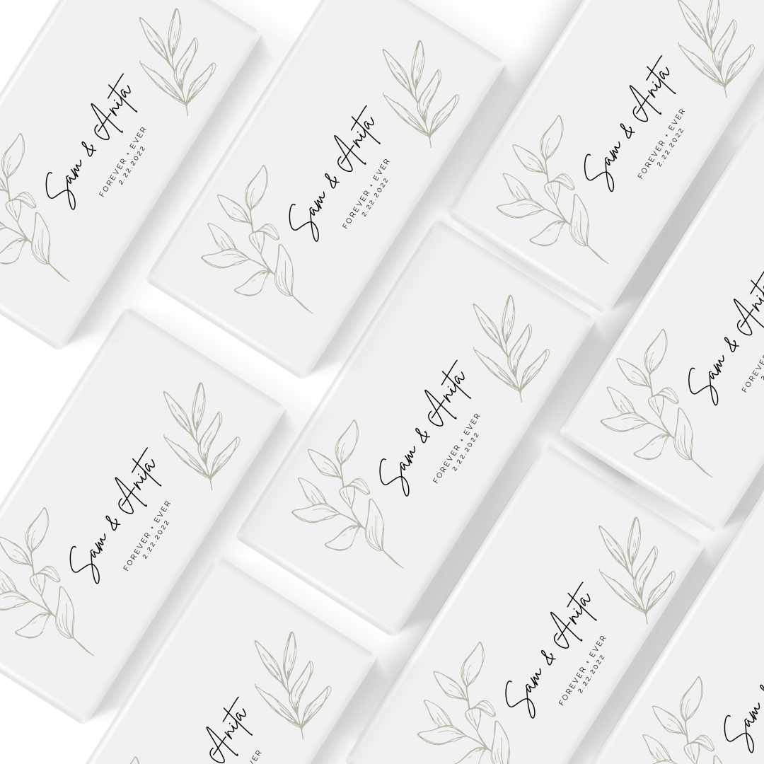 Customised Belgian Chocolate Bars