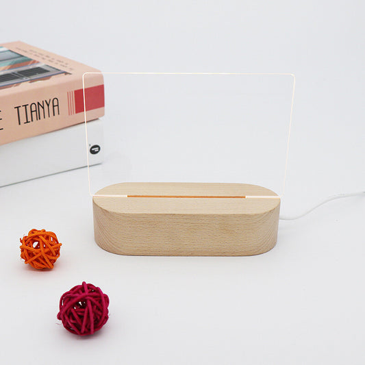 LED Light Base with Clear Acrylic Blank